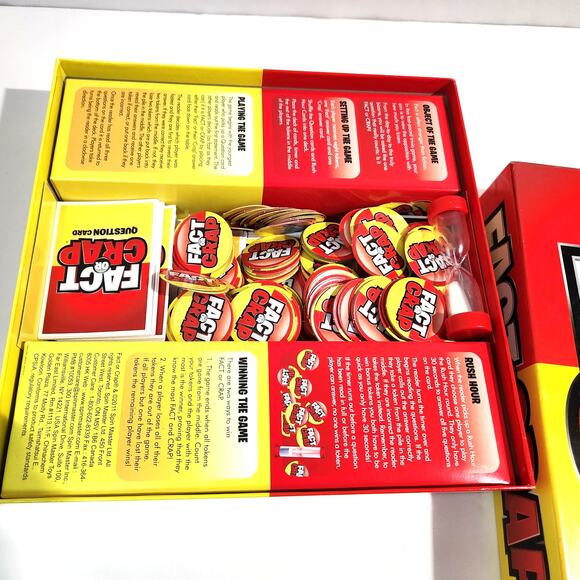 Fact Or Crap Trivia Party Board Game All Pieces included Fun Icebreaker Holiday - Picture 2 of 10